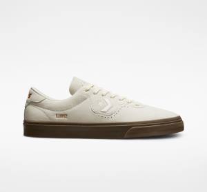 Buty Skate Converse CONS Louie Lopez Pro Nubuck Skórzane Głęboka Brązowe Brązowe | CV-298XZC