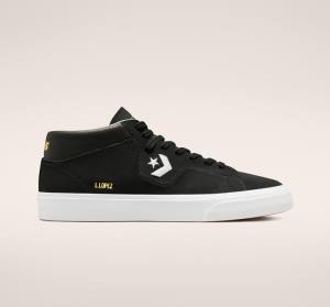 Buty Skate Converse CONS Louie Lopez Pro Mid Czarne Białe | CV-481PCI