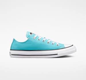 Trampki Niskie Converse Chuck Taylor All Star Seasonal Color Niebieskie Białe Czarne | CV-346KWG