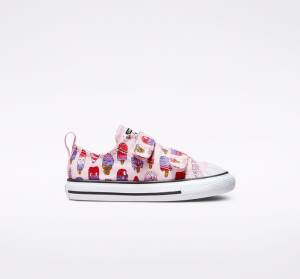 Trampki Niskie Converse Chuck Taylor All Star Easy-On Frozen Treats Różowe Różowe | CV-347NRE