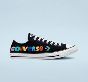 Trampki Niskie Converse Chuck Taylor All Star Happy Faces Czarne | CV-675XLS