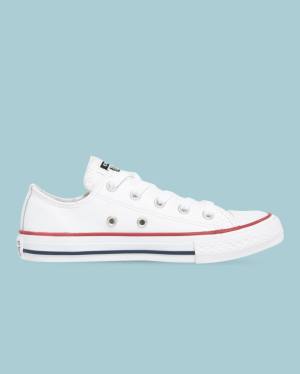 Trampki Niskie Converse Chuck Taylor All Star Skórzane Białe | CV-723DLI