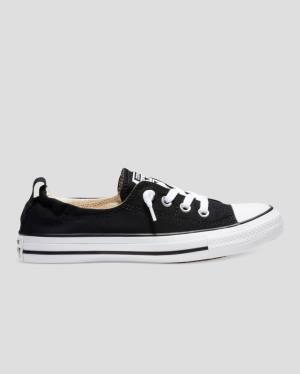 Trampki Niskie Converse Chuck Taylor All Star Shoreline Slip Czarne | CV-921AXW