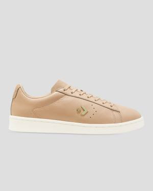 Trampki Niskie Converse Pro Skórzane Horween Khaki | CV-968MZC