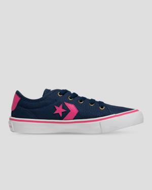 Trampki Niskie Converse Star Replay Niebieskie Różowe | CV-643XPS