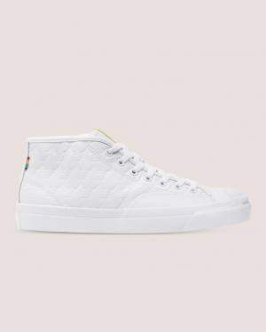 Trampki Wysokie Converse Alexis Sablone Pride Jack Purcell Pro Białe | CV-746IYL