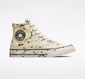 Trampki Wysokie Converse Chuck 70 Archive Paint Splatter Czarne | CV-930PKB