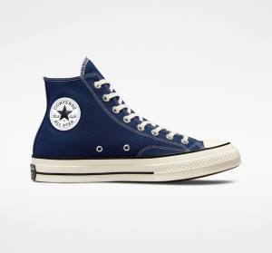 Trampki Wysokie Converse Chuck 70 Pastel Polyester Granatowe Czarne | CV-165VBX