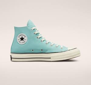 Trampki Wysokie Converse Chuck 70 Pastel Polyester Czarne | CV-215YDZ