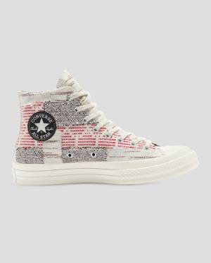 Trampki Wysokie Converse Chuck 70 Patchwork Różowe Szare | CV-974XIG