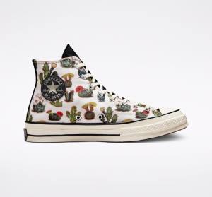 Trampki Wysokie Converse Chuck 70 Succulents Czarne | CV-576TLC