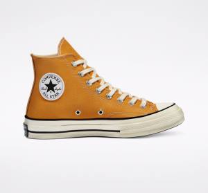 Trampki Wysokie Converse Chuck 70 Sunflower Yellow Czarne | CV-682WCO