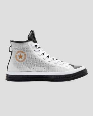 Trampki Wysokie Converse Chuck 70 Then & Now Czarne Białe | CV-483EBD