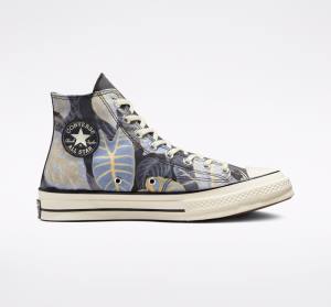 Trampki Wysokie Converse Chuck 70 Tropical Leaf Czarne | CV-038PGY