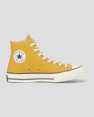 Trampki Wysokie Converse Chuck 70 Vintage Płócienne Żółte | CV-346PAK