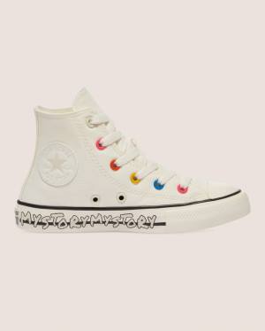 Trampki Wysokie Converse Chuck Taylor All Star My Story Beżowe | CV-128EHO