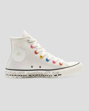 Trampki Wysokie Converse Chuck Taylor All Star My Story Beżowe | CV-187TKS