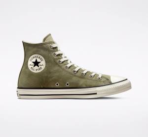 Trampki Wysokie Converse Chuck Taylor All Star Washed Płócienne Głęboka | CV-275MOI