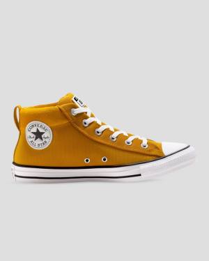 Trampki Wysokie Converse Chuck Taylor All Star Streetwear Mix And Match Żółte | CV-452QXT