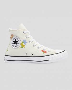 Trampki Wysokie Converse Chuck Taylor All Star Garden Party Beżowe | CV-461RXQ