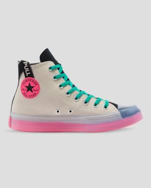 Trampki Wysokie Converse Chuck Taylor All Star CX Pull Tab Beżowe | CV-502VGH