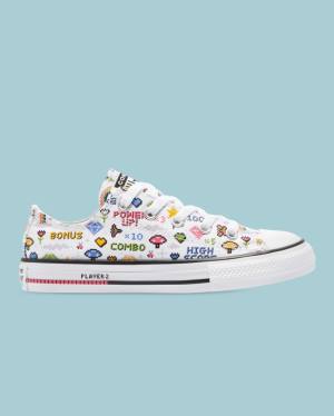 Trampki Wysokie Converse Chuck Taylor All Star Girls Gamer Białe | CV-561MEG