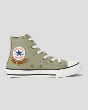 Trampki Wysokie Converse Chuck Taylor All Star Pocket Camp Zielone | CV-563KMC