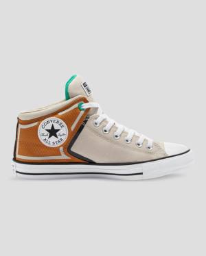 Trampki Wysokie Converse Chuck Taylor All Star High Streetwear Brązowe Beżowe | CV-862GKJ