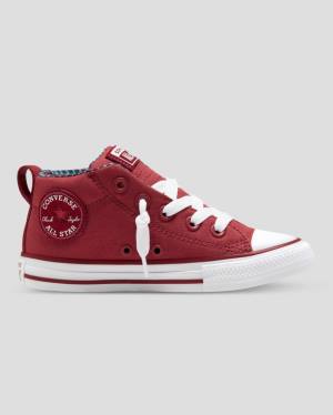 Trampki Wysokie Converse Chuck Taylor All Star Streetwear Plaid Czerwone | CV-864MWU