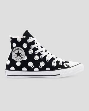 Trampki Wysokie Converse Chuck Taylor All Star Glitter Shine Czarne | CV-964ISZ