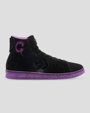 Trampki Wysokie Converse Joe Freshgoods Pro Skórzane Czarne | CV-458RPU