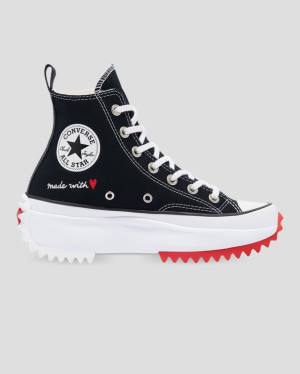 Trampki Wysokie Converse Run Star Hike Love Thread Czarne | CV-107NWH