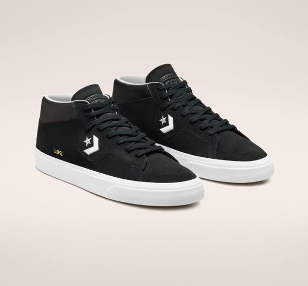 Buty Skate Converse CONS Louie Lopez Pro Mid Czarne Białe | CV-730CNU