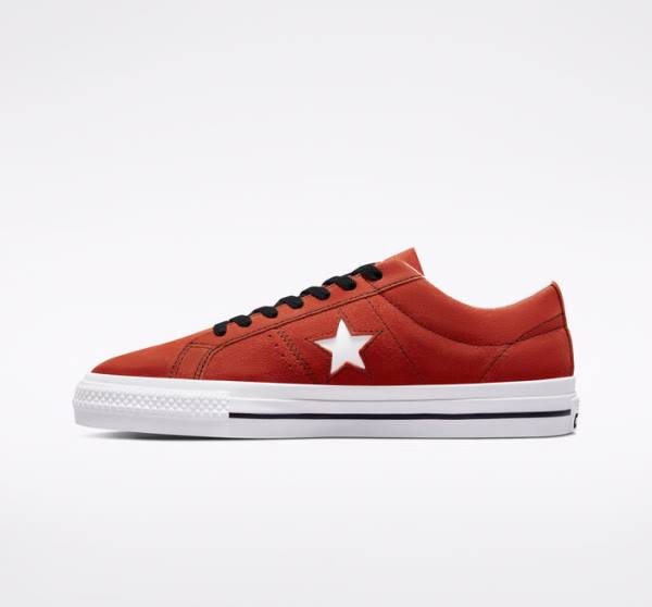 Buty Skate Converse CONS One Star Pro Zamszowe Czarne Białe | CV-359JCF