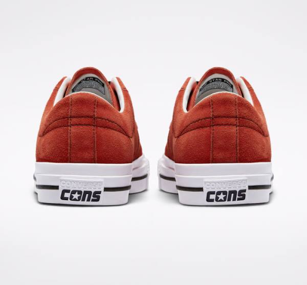 Buty Skate Converse CONS One Star Pro Zamszowe Czarne Białe | CV-359JCF