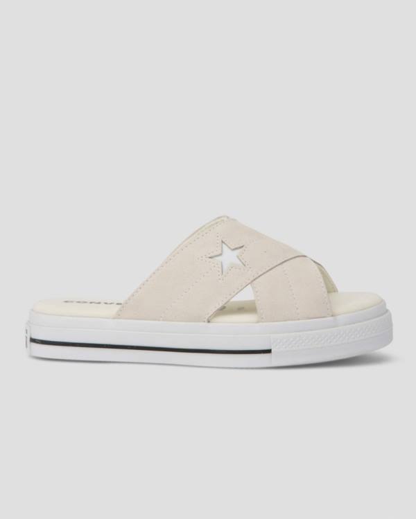 Sandały Converse One Star Zamszowe Beżowe | CV-782QZR