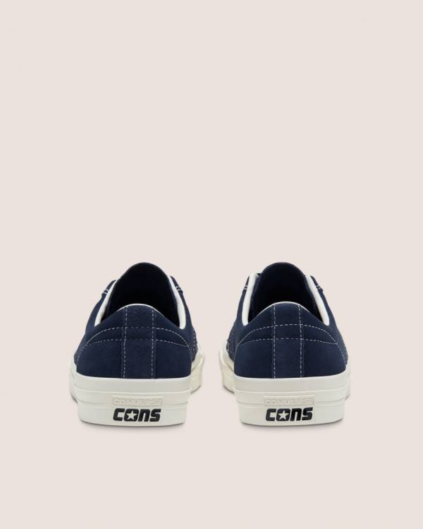 Trampki Niskie Converse CONS Alexis Sablone One Star Pro Zamszowe Niebieskie | CV-796RFZ