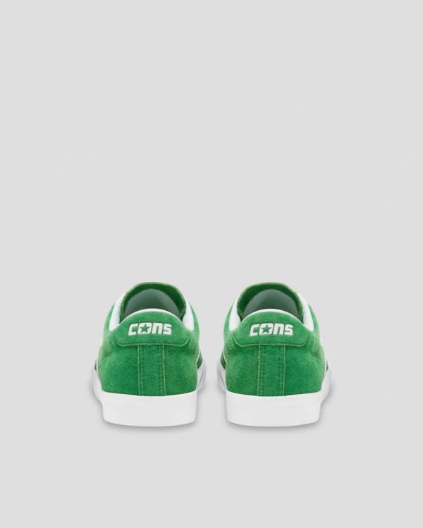 Trampki Niskie Converse Checkpoint Pro Pigskin Zamszowe Zielone | CV-389JAF