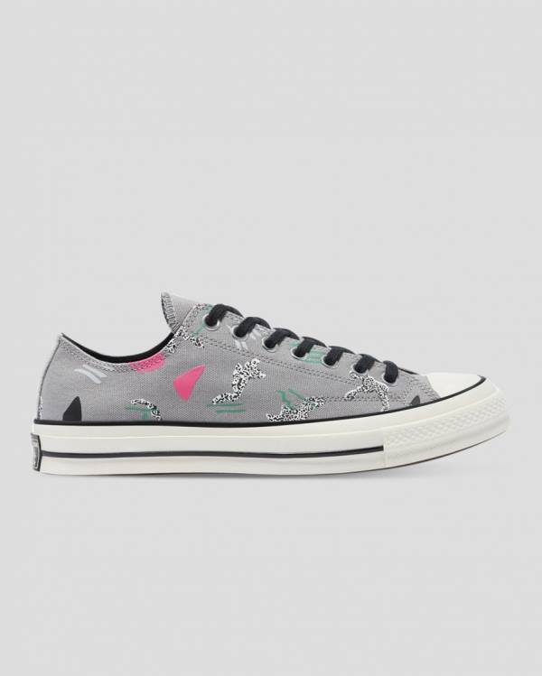 Trampki Niskie Converse Chuck 70 80s Archive Print Szare | CV-451CST