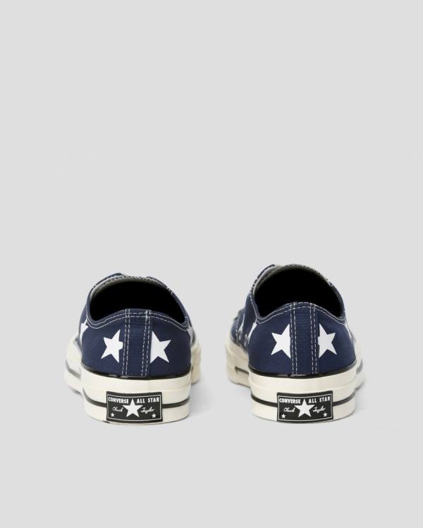 Trampki Niskie Converse Chuck 70 Archive Print Niebieskie | CV-710OIJ