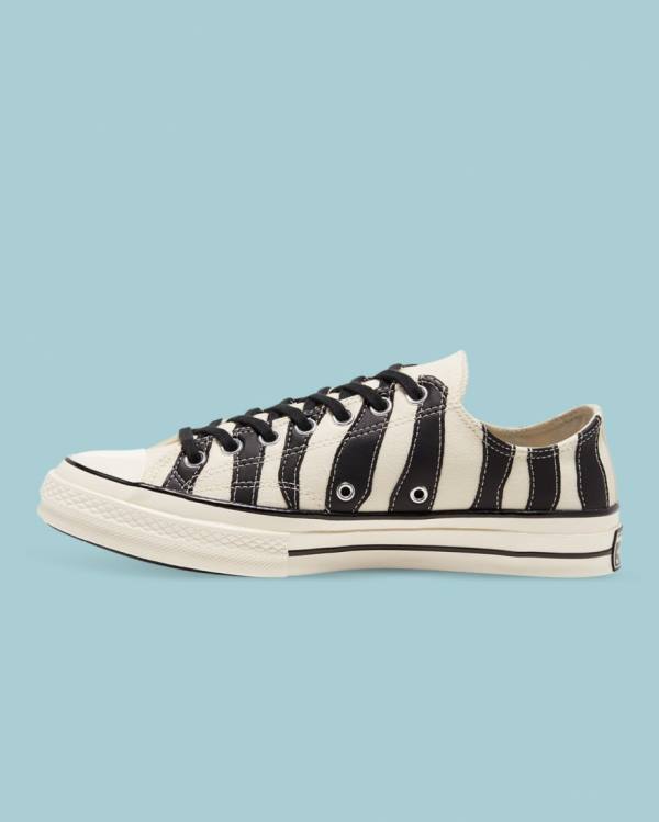 Trampki Niskie Converse Chuck 70 Archive Zebra Overlay Beżowe | CV-954GQA