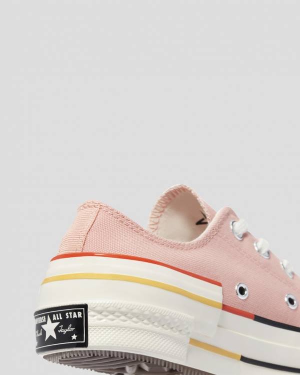 Trampki Niskie Converse Chuck 70 Colour Block Różowe | CV-128DFK