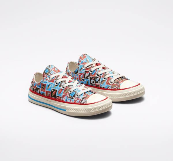 Trampki Niskie Converse Chuck 70 Frozen Treats Czerwone Niebieskie | CV-271HLX