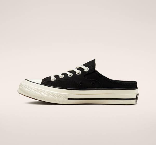 Trampki Niskie Converse Chuck 70 Mule Czarne | CV-865IEQ