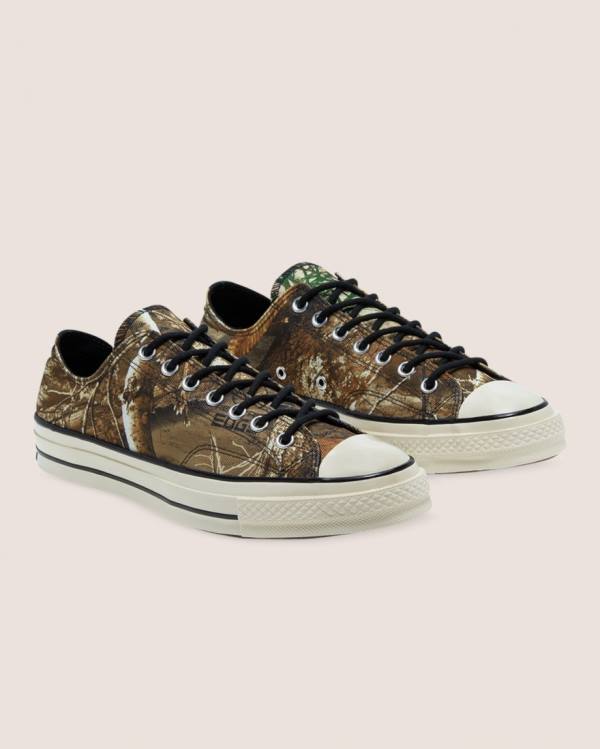 Trampki Niskie Converse Chuck 70 Realtree Edge Camo Print Utility Brązowe | CV-567THS