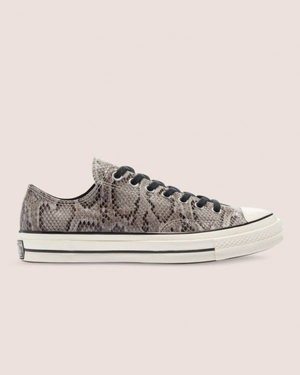 Trampki Niskie Converse Chuck 70 Reptile Zamszowe Szare | CV-790LPZ