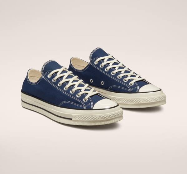 Trampki Niskie Converse Chuck 70 Tonal Polyester Granatowe Czarne | CV-785SGY