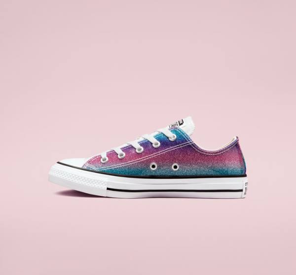 Trampki Niskie Converse Chuck Taylor All Star Glitter Drip Białe Beżowe Białe | CV-086PNU