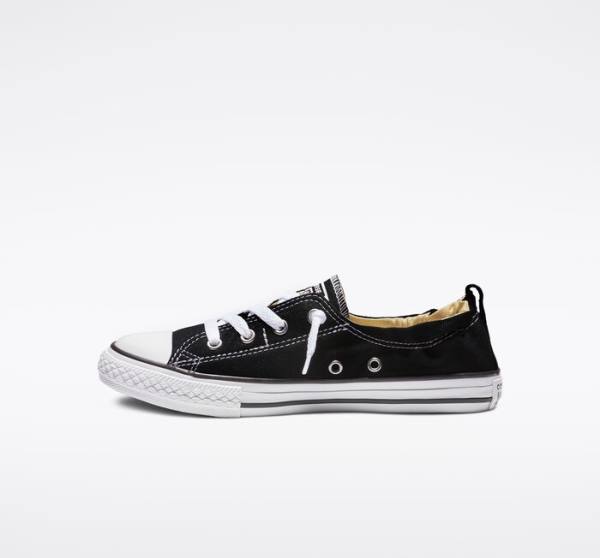 Trampki Niskie Converse Chuck Taylor All Star Shoreline Slip Czarne | CV-128HUB