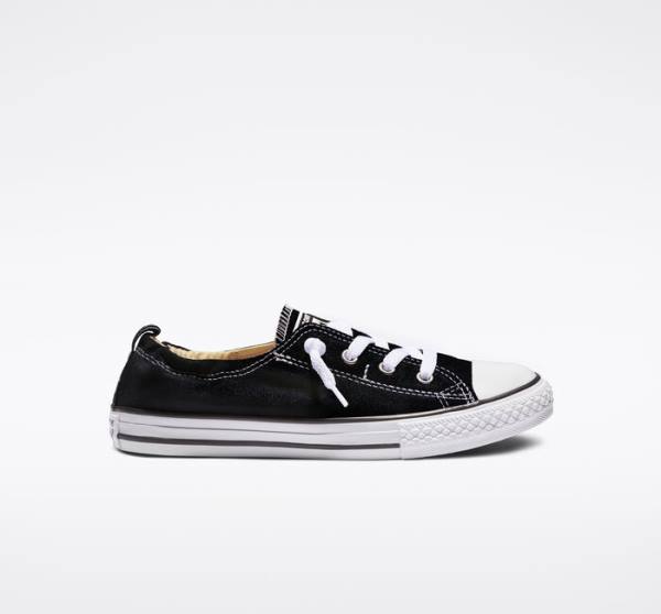 Trampki Niskie Converse Chuck Taylor All Star Shoreline Slip Czarne | CV-128HUB